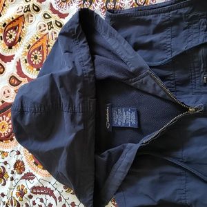 CATALINA EUC Navy Blue Hooded hiking Vest. SZ 6 pit to pit 19"